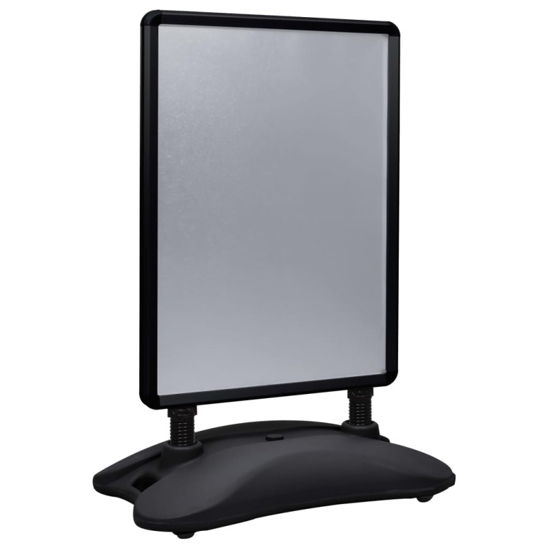 vidaXL Soporte para carteles A1 base de agua aleación aluminio negro vidaXL Soporte para carteles A1 base de agua aleación aluminio negro