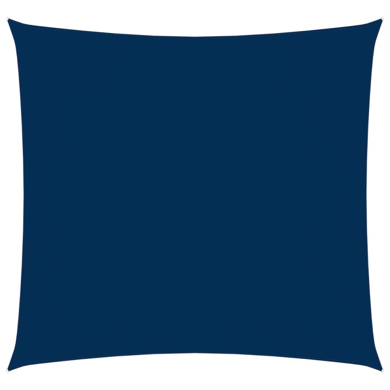 vidaXL Toldo de vela cuadrado tela Oxford azul 5x5 m