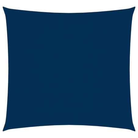 vidaXL Toldo de vela cuadrado tela Oxford azul 5x5 m