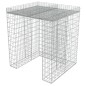 vidaXL Muro de gaviones para contenedor de basura acero 110x100x130cm vidaXL Muro de gaviones para contenedor de basura acero 110x100x130cm