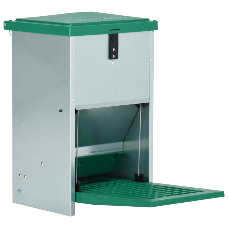 vidaXL Comedero automático para aves de corral con pedal 8 kg vidaXL Comedero automático para aves de corral con pedal 8 kg