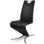 vidaXL Sillas de comedor 2 unidades cuero sintético negro vidaXL Sillas de comedor 2 unidades cuero sintético negro