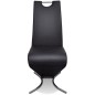 vidaXL Sillas de comedor 2 unidades cuero sintético negro vidaXL Sillas de comedor 2 unidades cuero sintético negro