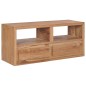 vidaXL Mueble de TV madera maciza de teca 90x30x40 cm