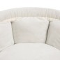 vidaXL Cama para perros beige 70x70x26 cm