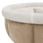 vidaXL Cama para perros beige 70x70x26 cm