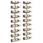 vidaXL Botellero de pared para 9 botellas 2 unidades hierro dorado vidaXL Botellero de pared para 9 botellas 2 unidades hierro dorado