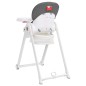 vidaXL Trona de bebé de aluminio gris oscuro vidaXL Trona de bebé de aluminio gris oscuro