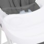 vidaXL Trona de bebé de aluminio gris oscuro vidaXL Trona de bebé de aluminio gris oscuro
