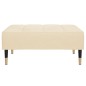 vidaXL Reposapiés de terciopelo crema 78x56x32 cm vidaXL Reposapiés de terciopelo crema 78x56x32 cm