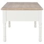 vidaXL Mesa de centro de madera blanco 100x55x45 cm vidaXL Mesa de centro de madera blanco 100x55x45 cm