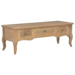 vidaXL Mueble para TV de madera marrón 100x35x35 cm