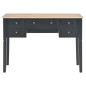 vidaXL Escritorio de madera negro 109,5x45x77,5 cm vidaXL Escritorio de madera negro 109,5x45x77,5 cm
