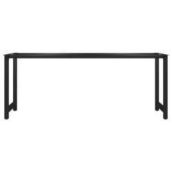 vidaXL Estructura de mesa de comedor en forma de H 180x80x72 cm