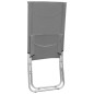 vidaXL Sillas de playa plegables 2 unidades tela gris vidaXL Sillas de playa plegables 2 unidades tela gris