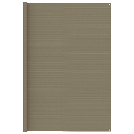 vidaXL Alfombra para tienda de campaña gris taupe 250x350 cm