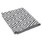 vidaXL Alfombra de exterior PP negra 140x200 cm vidaXL Alfombra de exterior PP negra 140x200 cm