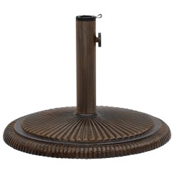 vidaXL Base de sombrilla de hierro fundido bronce 45x45x30 cm 