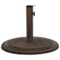 vidaXL Base de sombrilla de hierro fundido bronce 45x45x30 cm 