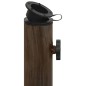 vidaXL Base de sombrilla de hierro fundido bronce 45x45x30 cm 