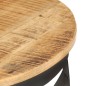 vidaXL Mesa de centro de madera de mango rugosa Ø68x43 cm vidaXL Mesa de centro de madera de mango rugosa Ø68x43 cm