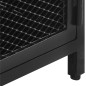 vidaXL Mueble para TV de madera maciza de mango rugosa 130x30x37 cm