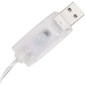 vidaXL Pirámide decorativa cono acrílico luces LED blanco cálido 120cm vidaXL Pirámide decorativa cono acrílico luces LED blanco cálido 120cm
