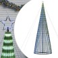 vidaXL Árbol de Navidad cono de luz 1544 LEDs azul 500 cm vidaXL Árbol de Navidad cono de luz 1544 LEDs azul 500 cm