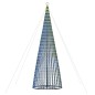 vidaXL Árbol de Navidad cono de luz 1544 LEDs azul 500 cm vidaXL Árbol de Navidad cono de luz 1544 LEDs azul 500 cm