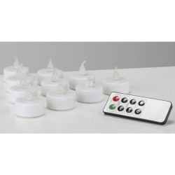 HI Velas con mando a distancia 10 unidades