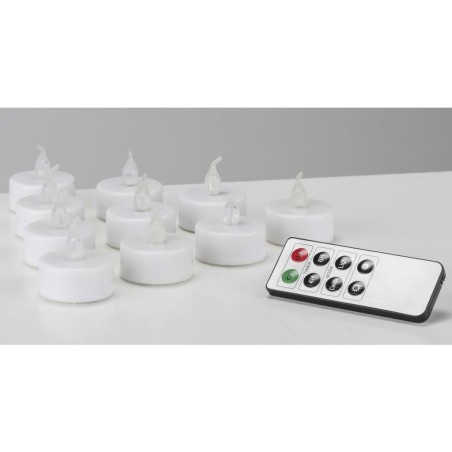 HI Velas con mando a distancia 10 unidades