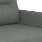 vidaXL Juego de sofás con cojines 3 piezas tela gris oscuro vidaXL Juego de sofás con cojines 3 piezas tela gris oscuro