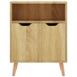 vidaXL Aparador de madera de ingeniería roble Sonoma 60x30x72 cm vidaXL Aparador de madera de ingeniería roble Sonoma 60x30x72 cm