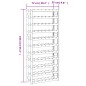 vidaXL Botellero para 77 botellas madera maciza de pino negro vidaXL Botellero para 77 botellas madera maciza de pino negro