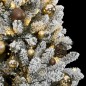 vidaXL Árbol de Navidad artificial con bisagras 300 LED y bolas 180 cm vidaXL Árbol de Navidad artificial con bisagras 300 LED y bolas 180 cm