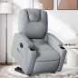 vidaXL Sillón reclinable elevable de tela gris claro vidaXL Sillón reclinable elevable de tela gris claro