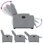 vidaXL Sillón reclinable elevable de tela gris claro vidaXL Sillón reclinable elevable de tela gris claro