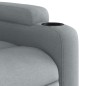vidaXL Sillón reclinable elevable de tela gris claro vidaXL Sillón reclinable elevable de tela gris claro