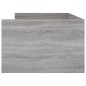vidaXL Estructura de cama con cajones gris Sonoma 90x190 cm