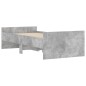 vidaXL Estructura de cama con cajones gris hormigón 75x190 cm vidaXL Estructura de cama con cajones gris hormigón 75x190 cm