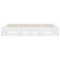 vidaXL Estructura cama con cajones madera ingeniería blanca 160x200 cm vidaXL Estructura cama con cajones madera ingeniería blanca 160x200 cm