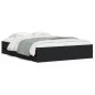 vidaXL Estructura de cama madera de ingeniería negro 150x200 cm vidaXL Estructura de cama madera de ingeniería negro 150x200 cm