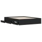 vidaXL Estructura de cama madera de ingeniería negro 150x200 cm vidaXL Estructura de cama madera de ingeniería negro 150x200 cm