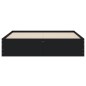 vidaXL Estructura de cama madera de ingeniería negro 150x200 cm vidaXL Estructura de cama madera de ingeniería negro 150x200 cm