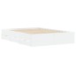 vidaXL Cama con cajones madera de ingeniería blanco 135x190 cm vidaXL Cama con cajones madera de ingeniería blanco 135x190 cm