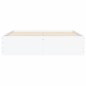 vidaXL Cama con cajones madera de ingeniería blanco 135x190 cm vidaXL Cama con cajones madera de ingeniería blanco 135x190 cm