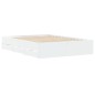 vidaXL Cama con cajones madera de ingeniería blanco 135x190 cm vidaXL Cama con cajones madera de ingeniería blanco 135x190 cm