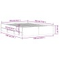 vidaXL Cama con cajones madera de ingeniería blanco 135x190 cm vidaXL Cama con cajones madera de ingeniería blanco 135x190 cm