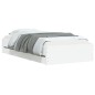 vidaXL Cama con cajones madera de ingeniería blanca 75x190 cm vidaXL Cama con cajones madera de ingeniería blanca 75x190 cm