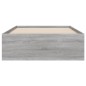 vidaXL Cama con cajones madera de ingeniería gris Sonoma 75x190 cm vidaXL Cama con cajones madera de ingeniería gris Sonoma 75x190 cm